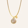 Necklace | Depth of Pink Circle