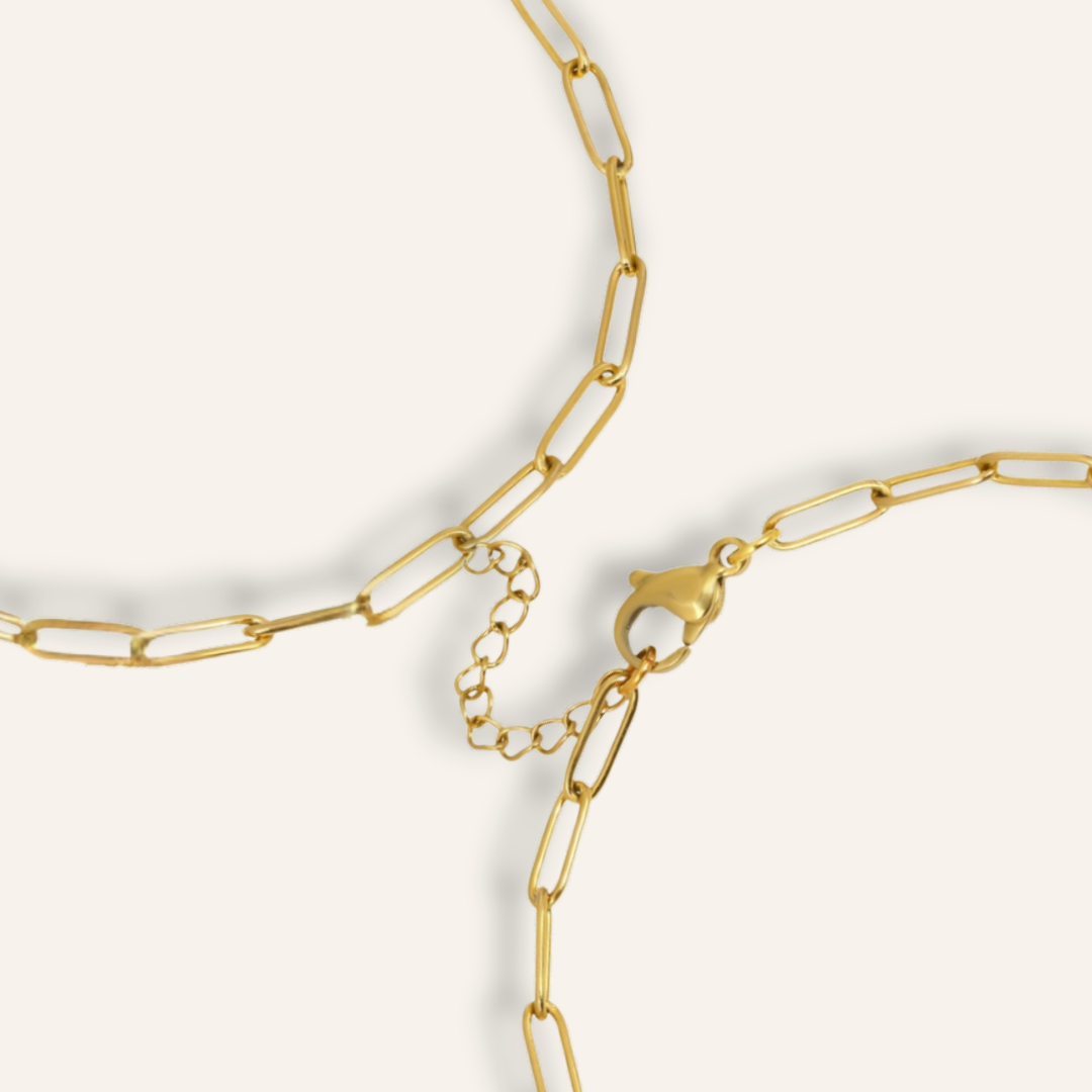 Daily Glam: Gold Ataç Zincir Bileklik | Fiorel Design – 3