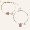 Birth Flower Silver Bracelet