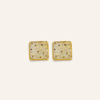 Earring | Teeny Weeny Square Blue 