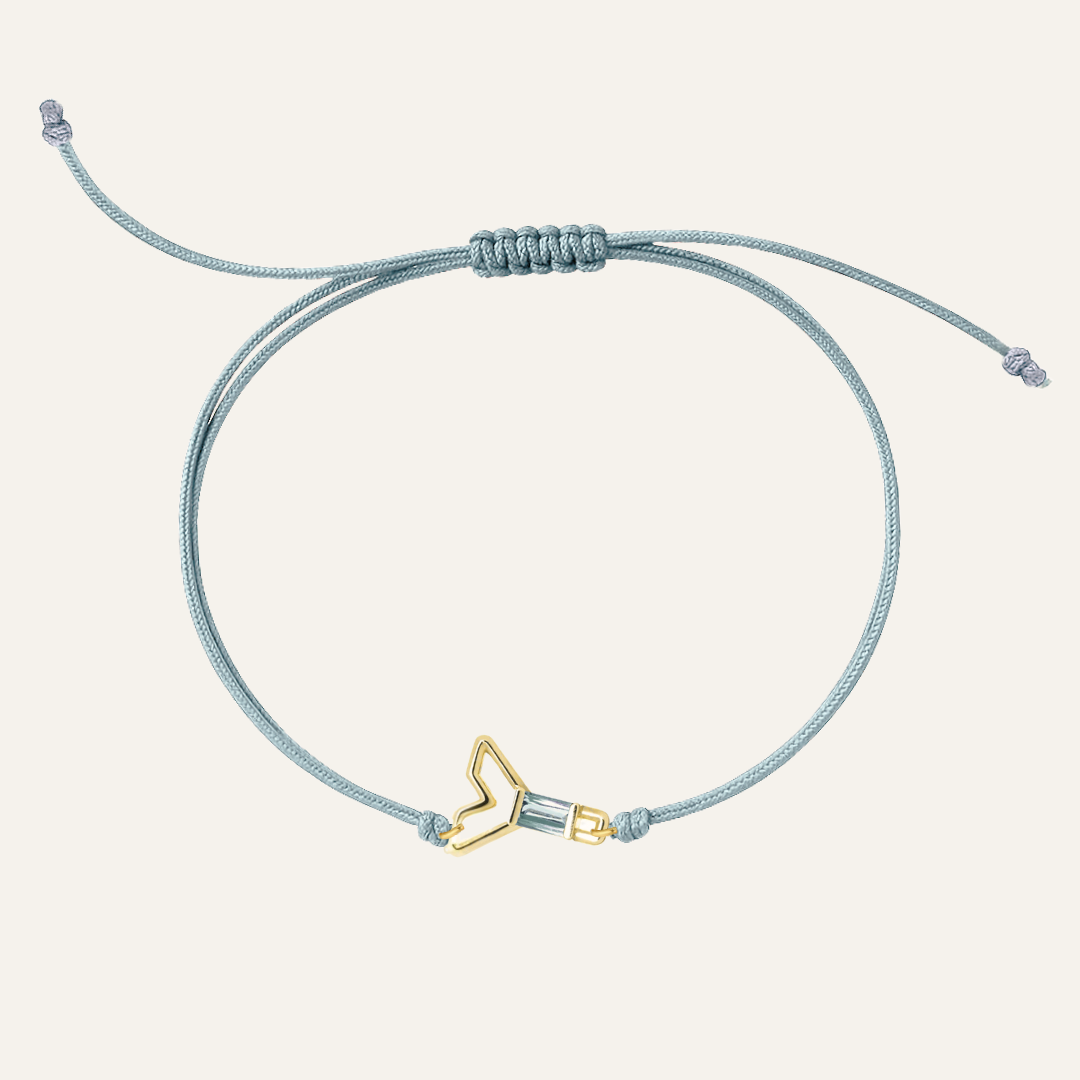 Golden Initial • Doğum Taşı Bileklik