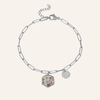 Golden Garden Rhodium - Lilac Bracelet