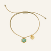 anklet | Tiny Garden Hexagon Blue