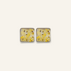 Earring | Teeny Weeny Square Blue 
