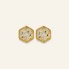 Earring | Teeny Weeny Square Blue 