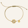 Teeny Weeny Hexagon - White Bracelet
