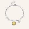 Golden Garden Rhodium - Yellow Bracelet