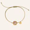 Teeny Weeny Hexagon - Purple Bracelet