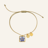 anklet | Tiny Garden Hexagon Blue