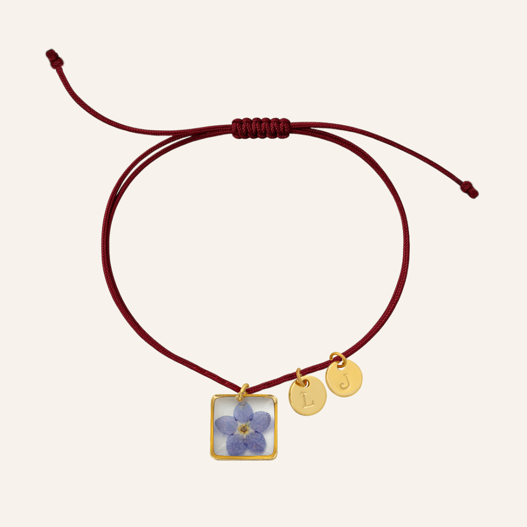 Teeny Weeny Square Forget Me Not Halhal