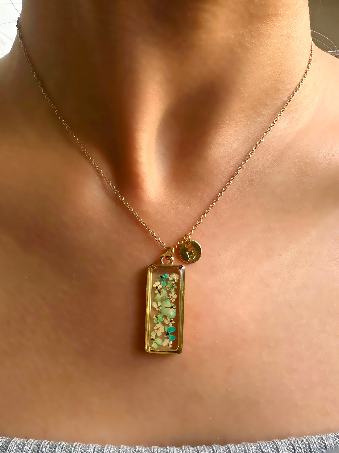 Necklace | Depth of Pink Rectangle