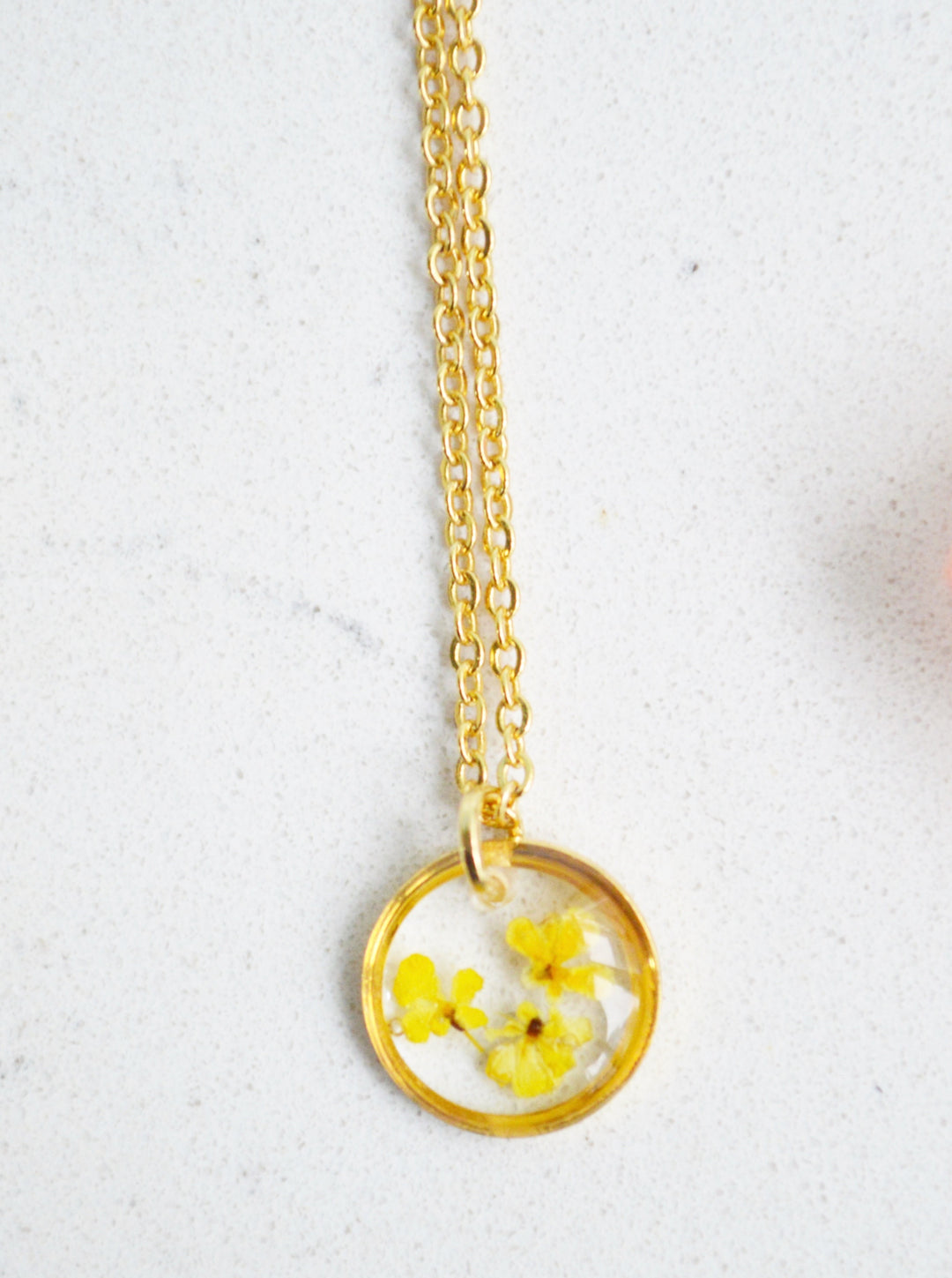 Kolye | Teeny Weeny Circle Yellow