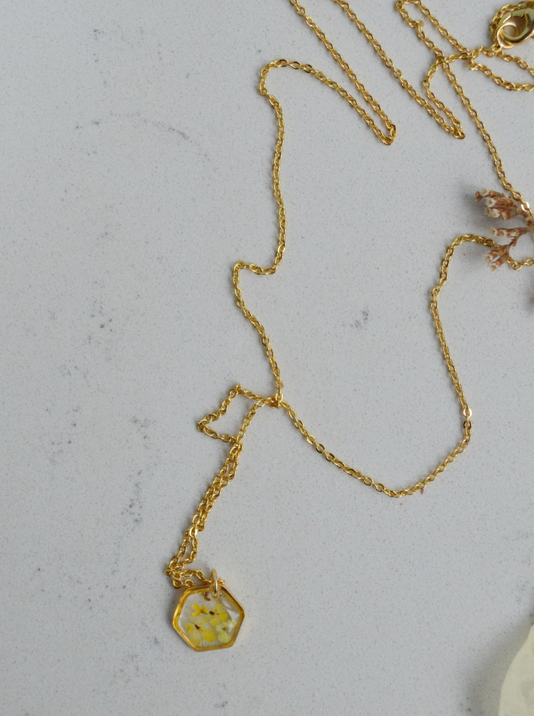 Teeny Weeny Hexagon | Yellow