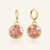 Depth of Pink Circle Earring