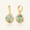 Happy Blue Sky Circle Earring