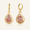 Depth of Pink Teardrop Earring