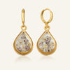 Muted Violet Teardrop Earring