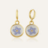 Forget Me Not Circle Earring