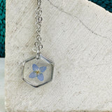 Necklace | Daily Bloom - Blue Flowers