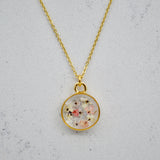 Necklace | Depth of Pink Circle