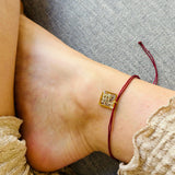 anklet | Tiny Garden Hexagon Blue