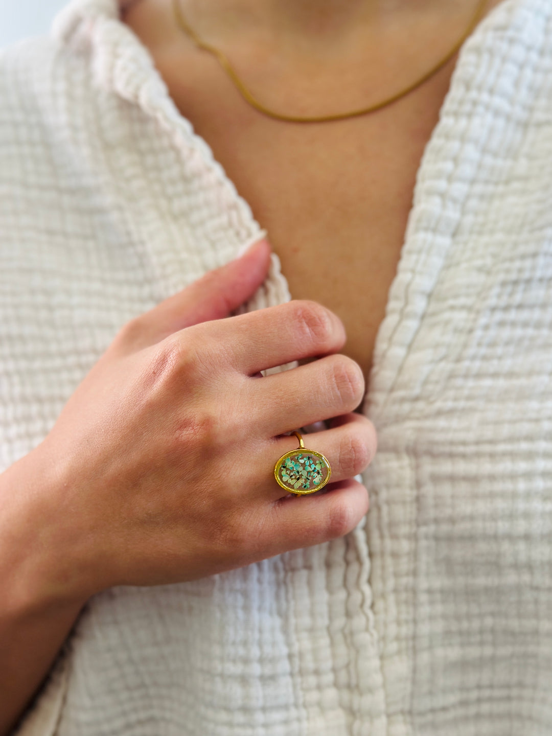 Ring | Tiny Garden Blue 