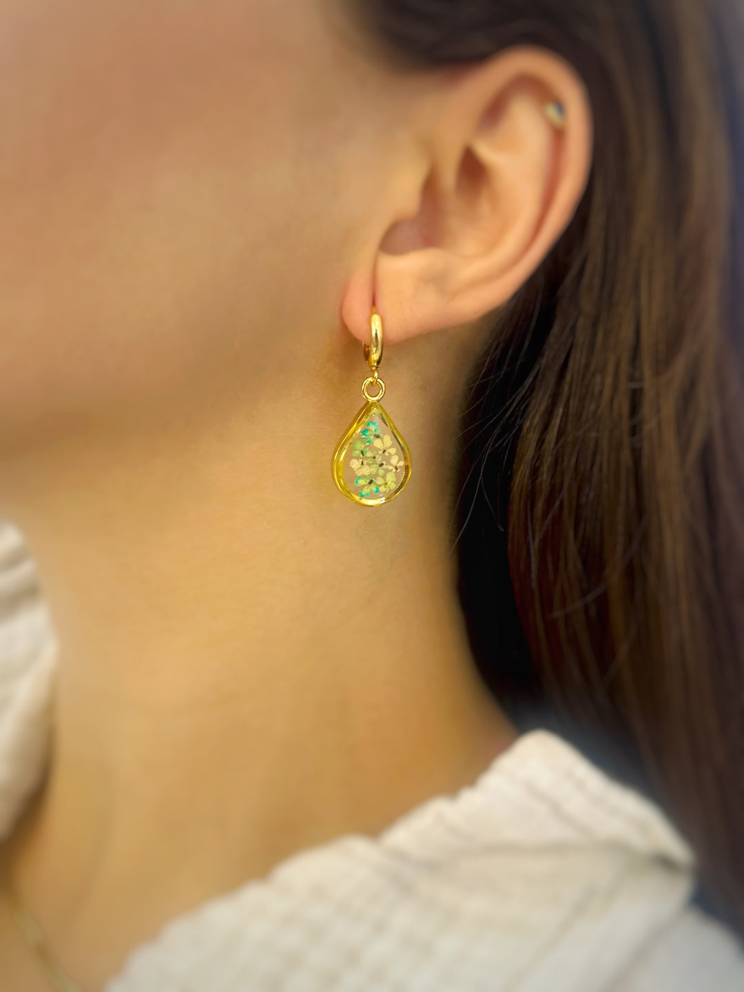 Earring | Happy Blue Sky Teardrop