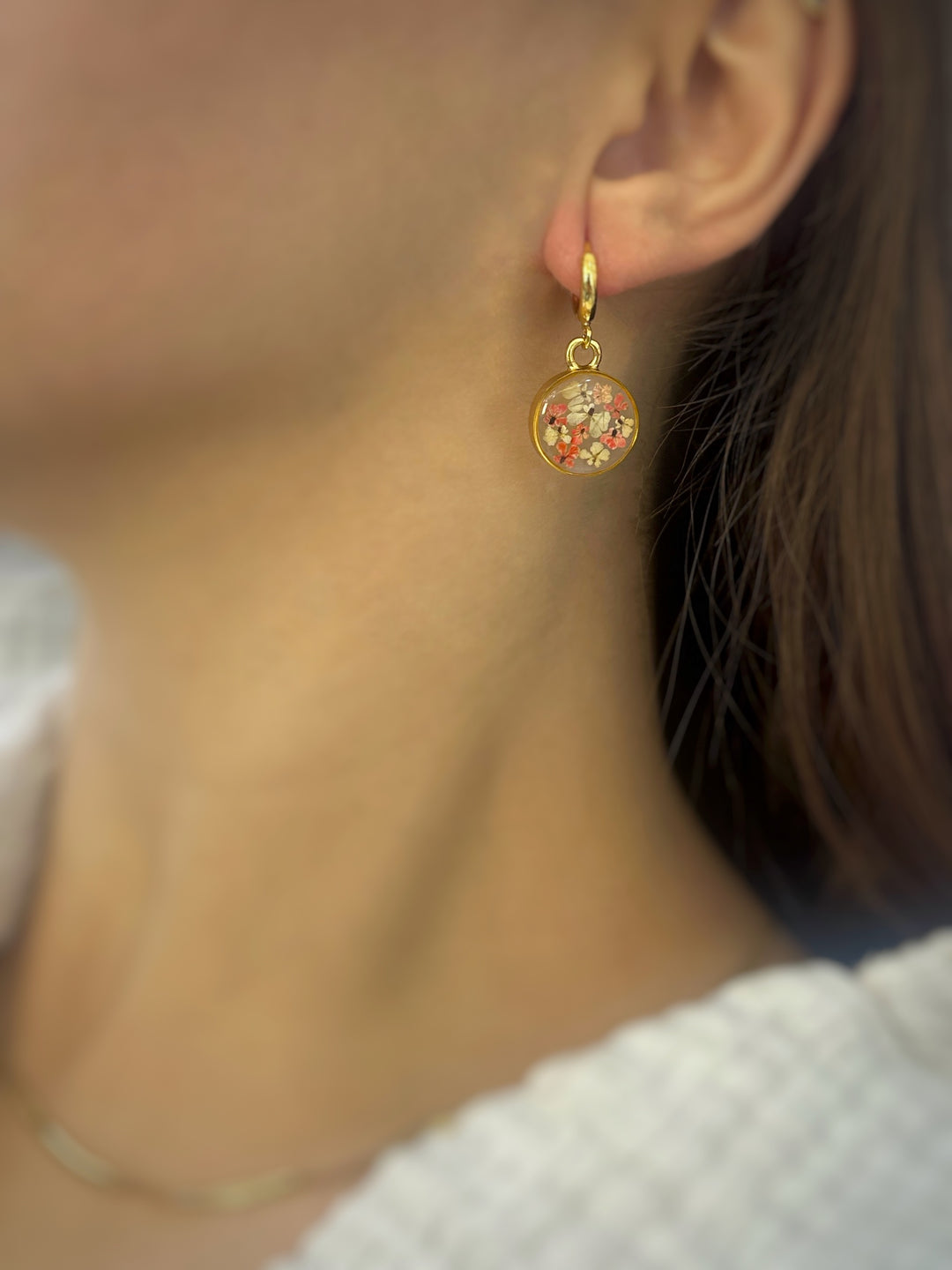 Earring | Depth of Pink Teardrop