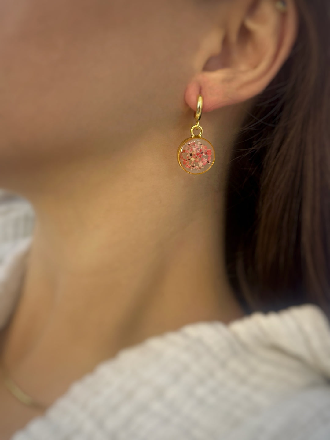 Earring | Depth of Pink Teardrop