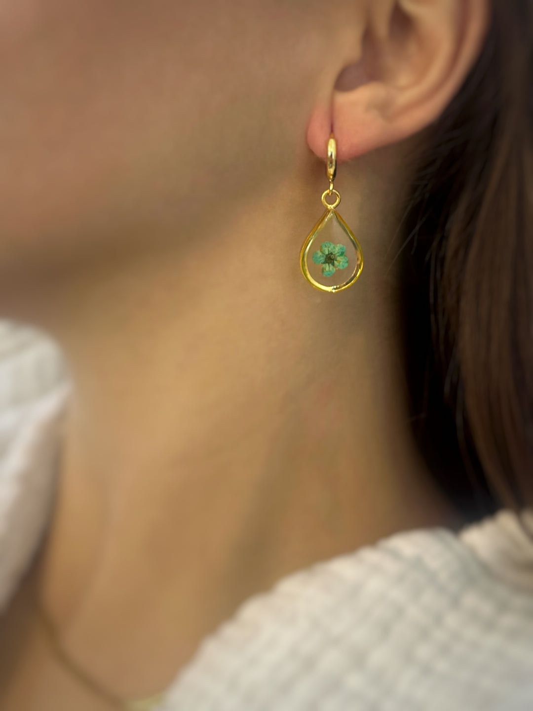 Earring | Happy Blue Sky Teardrop