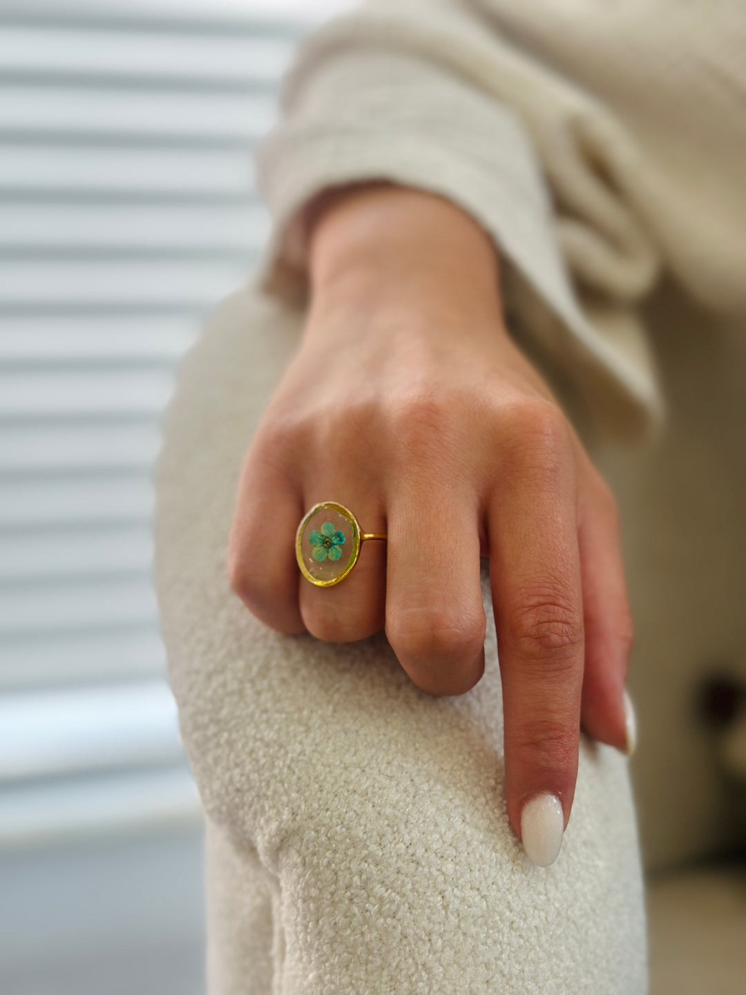 Ring | Tiny Garden Blue 